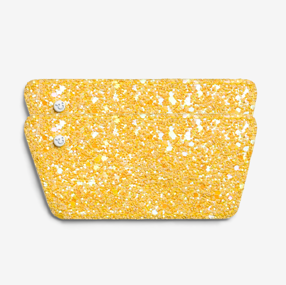 🎁 Sunshine Yellow Glitter Snap Set ☀️ (100% off)