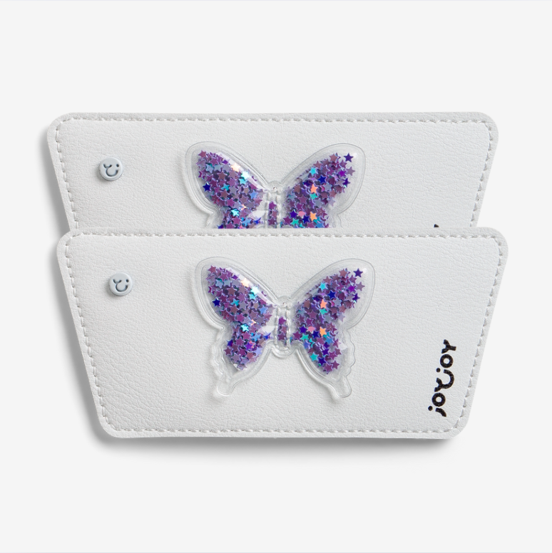 Purple Butterfly Shaker Snap Set