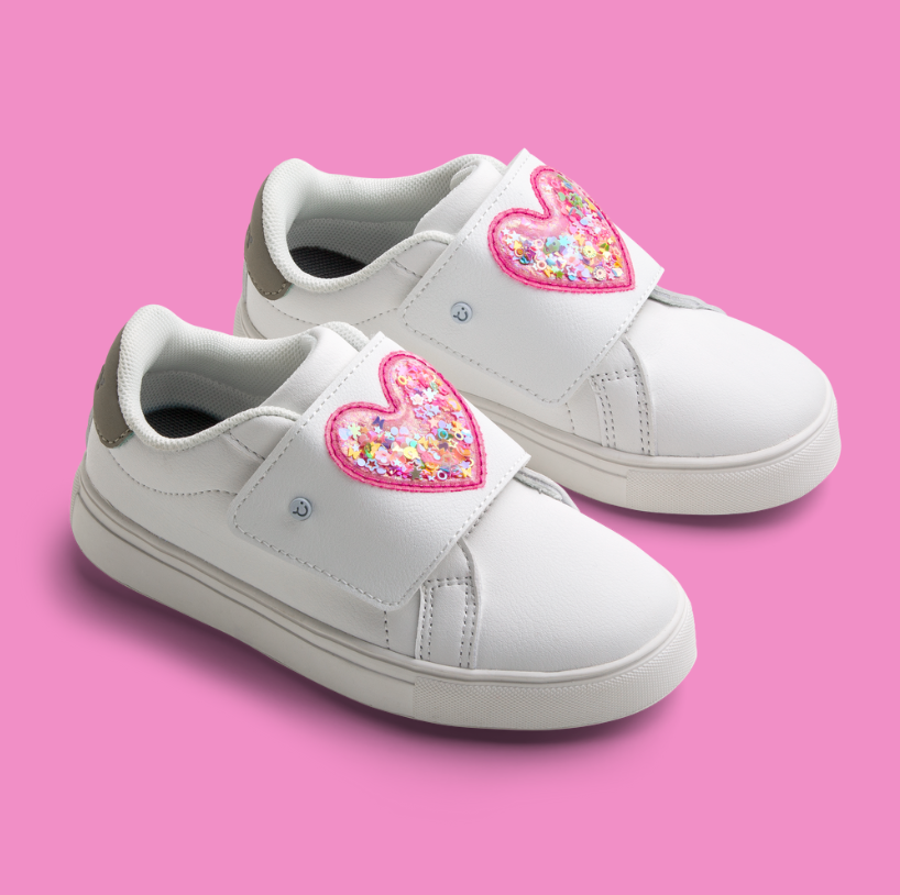 Neon Pink Heart Shaker Snap Set