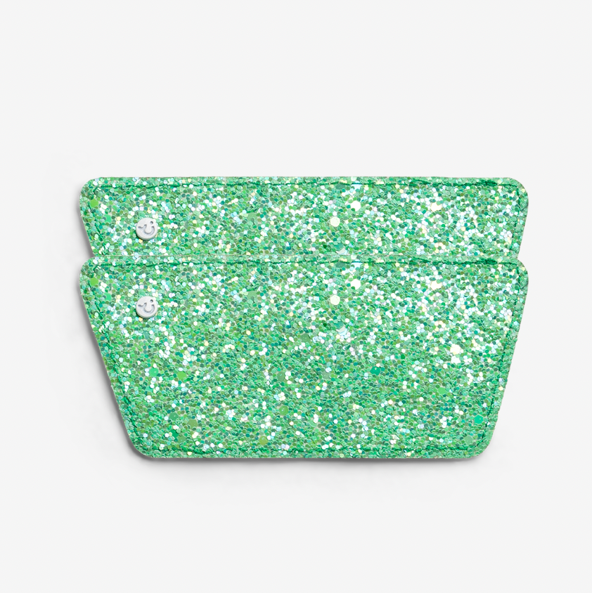🎁 Emerald Green Glitter Snap Set 🍃 (100% off)