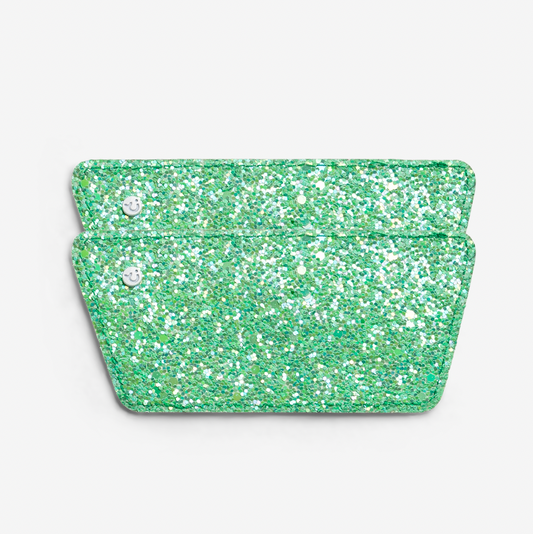 🎁 Emerald Green Glitter Snap Set 🍃 (100% off)