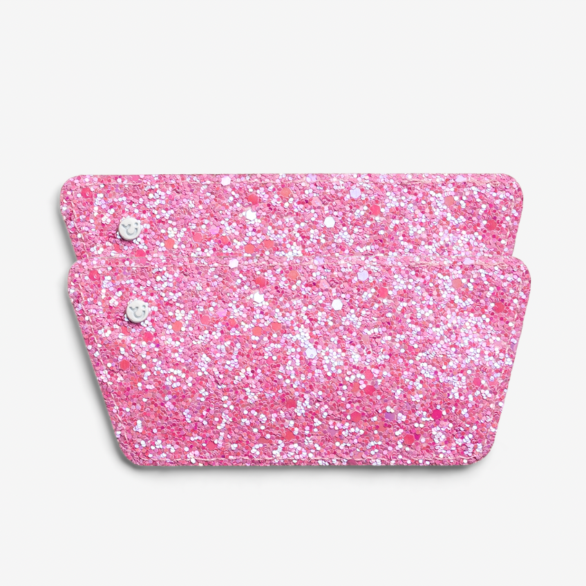 🎁 Flamingo Pink Glitter Snap Set 🦩 (100% off)