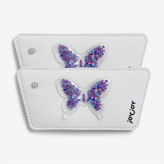 Purple Butterfly Shaker Snap Set