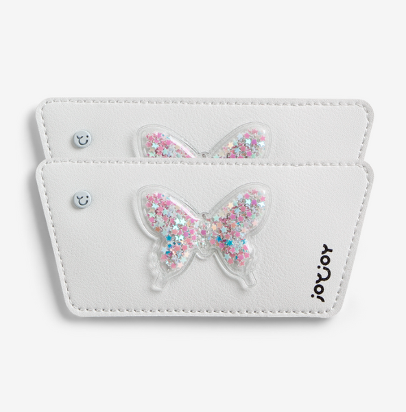 White Butterfly Shaker Snap Set – JoyJoy