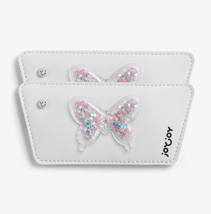 🎁 White Butterfly Shaker Snap Set (100% off)